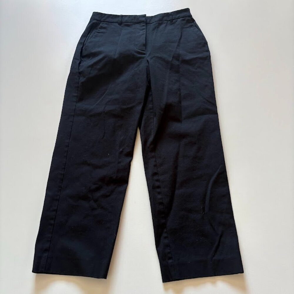 Boden Pant Trouser Khaki Straight Leg Cotton Classic Preppy Business Minimalist